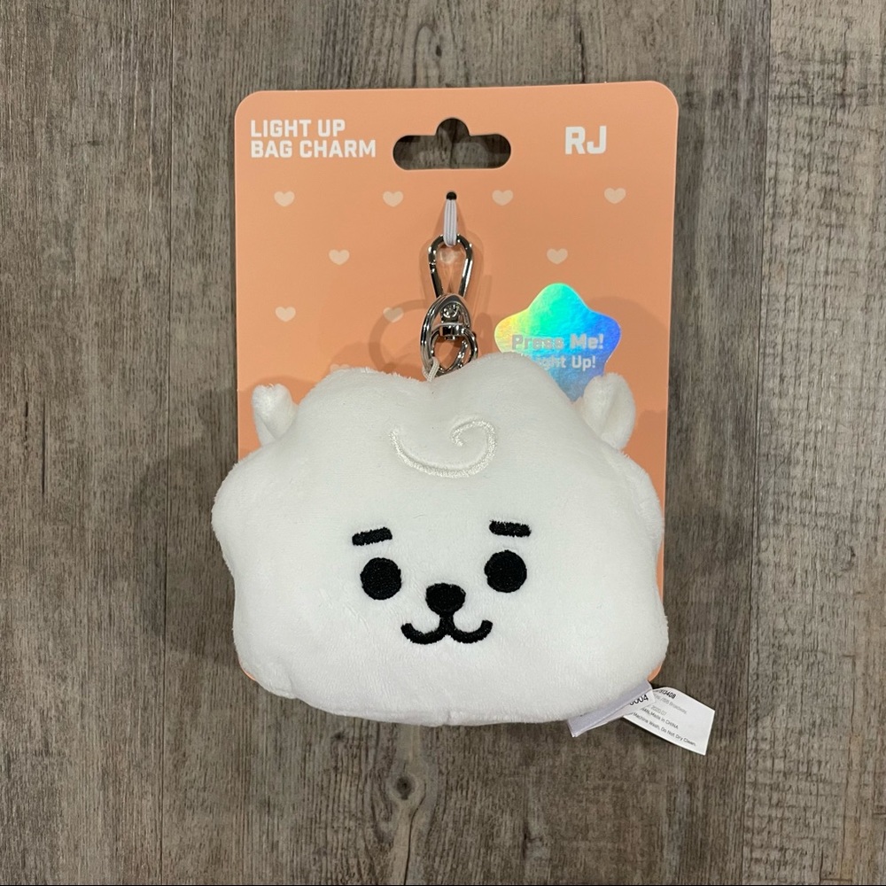 Line Friends BTS BT21 RJ Light Up Bag Charm